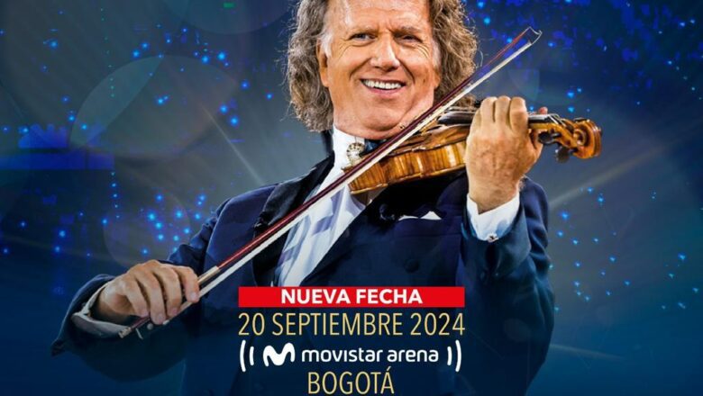 André Rieu anuncia su tercera fecha en el Movistar Arena de Bogotá