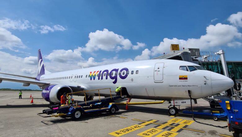 Wingo aumenta sus vuelos internacionales desde Colombia para fin de año