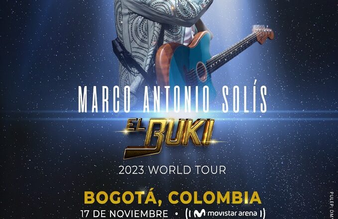 “El Buki Tour 2023” nueva gira de Marco Antonio Solís estará en el Movistar Arena de Bogotá