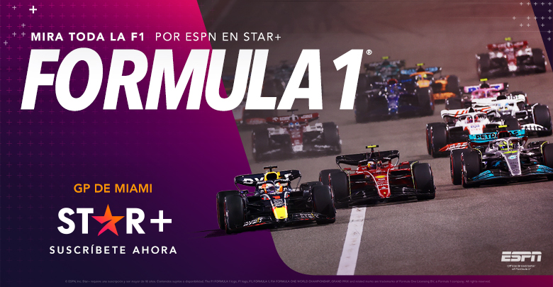 La Fórmula 1 y el Gran Prix de Miami se verán por ESPN y Star+