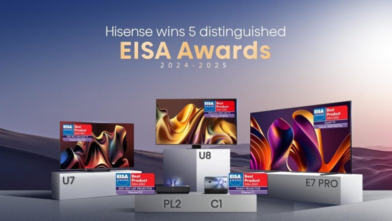 Hisense gana los Premios EISA 2024-2025 a la Innovación y la Excelencia