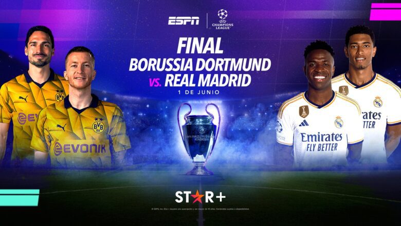 ¿Dónde ver la final de la Champions League entre Borussia Dortmund y Real Madrid?