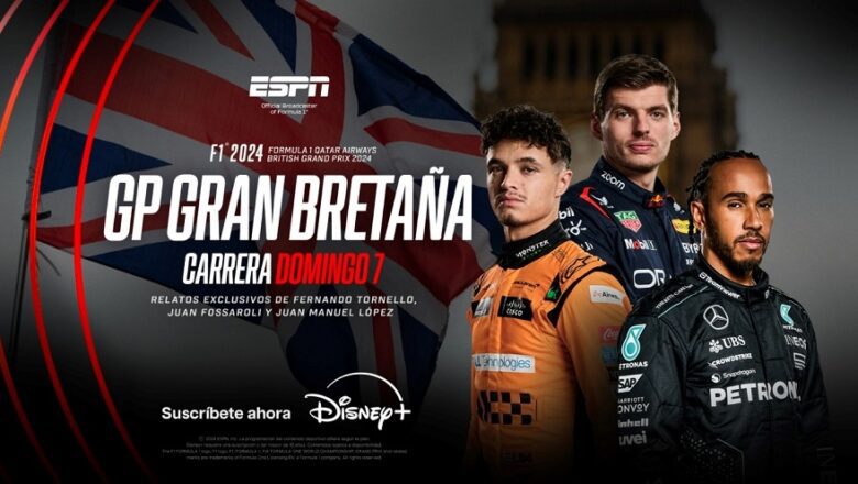 ESPN trae a DISNEY+ la F1 en Gran Bretaña IndyCar en Mid-Ohio y MotoGP en Alemania