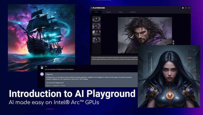 El software AI Playground de Intel ya está disponible para las ARC discrete GPUs