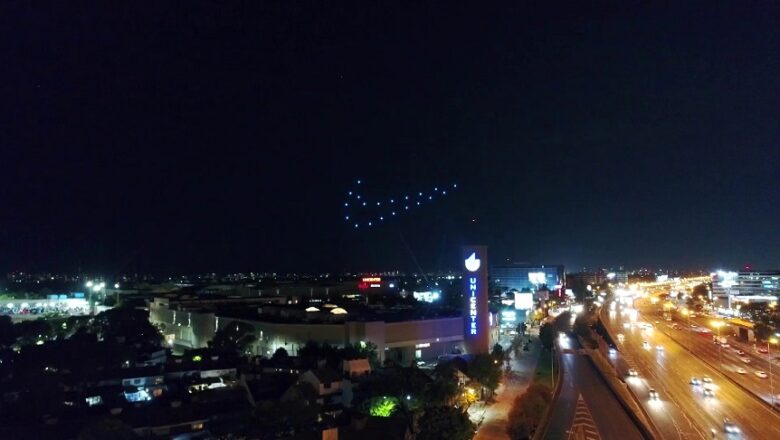 Nike y CAS Encendieron el cielo con un show de drones