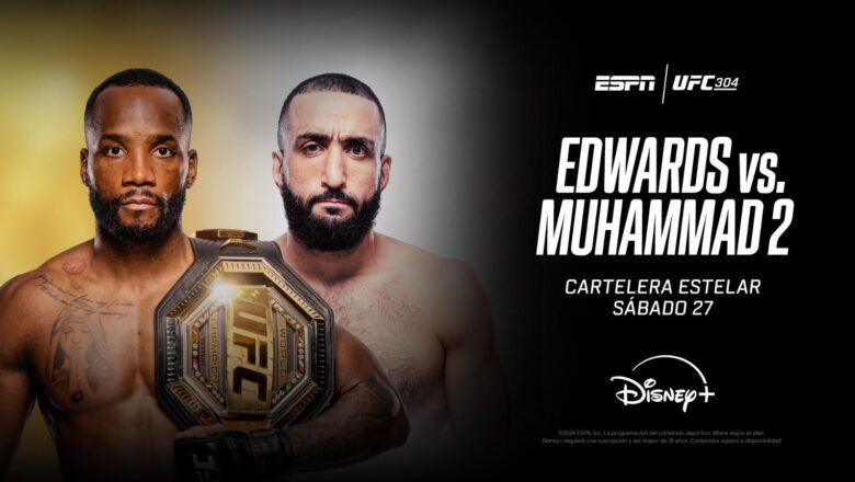 UFC 304 en vivo por Disney+ para Latinoamérica