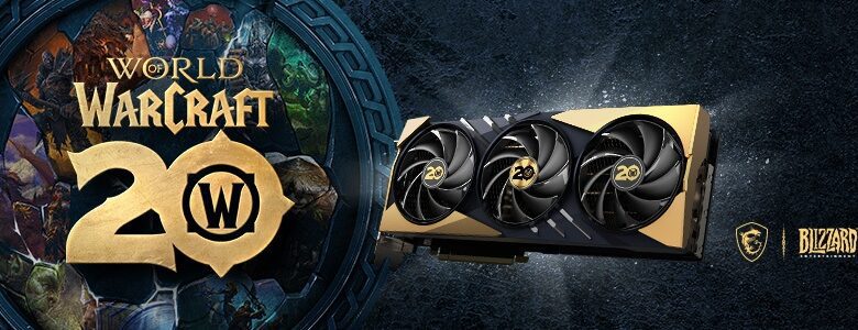 MSI y Blizzard celebran 20 años de World of Warcraft con la tarjeta gráfica GeForce 4070 SUPER GAMING SLIM de edición limitada