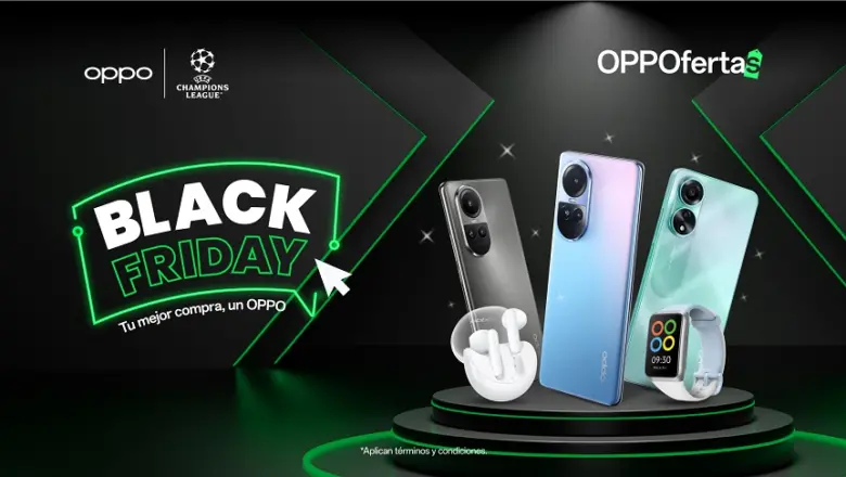 OPPOfertas en Black Friday: Ofertas únicas de OPPO en Colombia