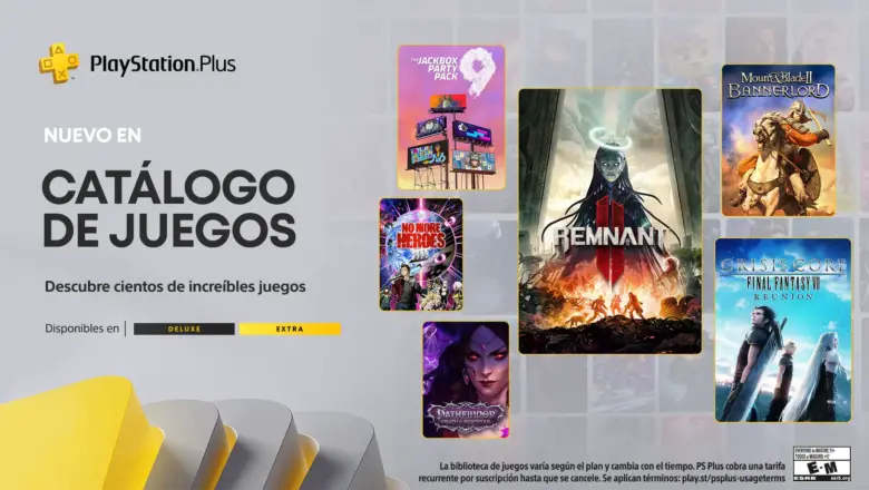 Catálogo de Juegos de PlayStation Plus para julio