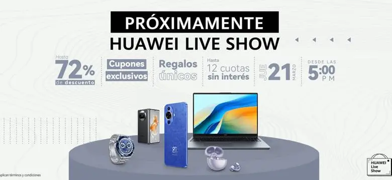 HUAWEI Live Show: Ofertas y nuevos lanzamientos