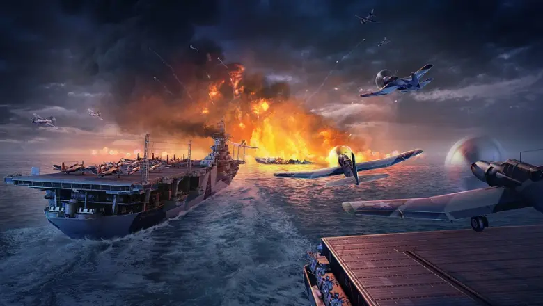 World of Warships comienza el año con portaaviones estadounidenses